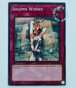 "Solemn Wishes" PSV-EN055 (C) Yu-Gi-Oh! 25th Pharaoh's Servant - Image 1