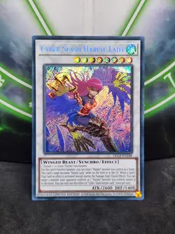 Yugioh Cyber Slash Harpie Lady DLCS-EN148 Limited Edition Secret Rare NM - Image 1