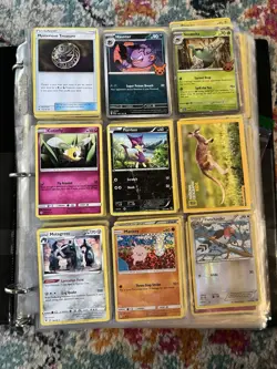 Pokemon Cards Lot Binder w/ Lot of Cards Includes All Cards Pictured And More - Image 1