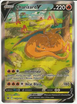 Charizard V | SWSH260 | LP | Promo | Pokemon Cards - Image 1