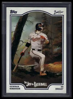 2025 Topps x Bob Ross: The Joy of Baseball #13 Gunnar Henderson - Image 1
