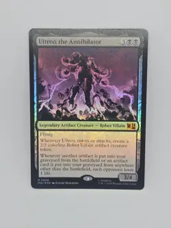 MTG Ultron, The Annihilator (0668) Foil Mythic Marvel Super Heroes NM - Image 1