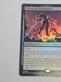 MTG Ultron, The Annihilator (0668) Foil Mythic Marvel Super Heroes NM - Image 3
