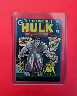 Bruce Banner / The Incredible Hulk (Borderless) 0390 Marvel Super Heroes MTG NM - Image 1