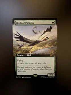 MTG Marvel Super Heroes Birds of Paradise Extended Art 0377 Non-Foil - Image 1