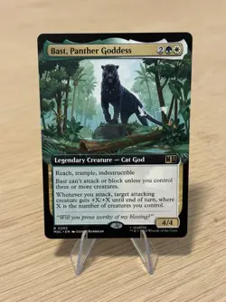 MTG - Bast, Panther Goddess - Marvel Superheroes - Extended Regular #392 - Image 1