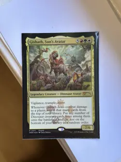 Gishath, Sun’s Avatar - The Lost Caverns of Ixalan - Promo - Foil - NM - Image 1