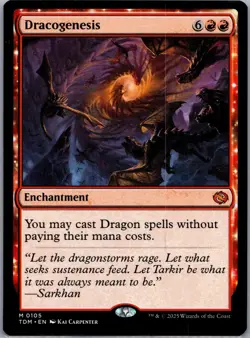 DRACOGENESIS 105 MYTHIC TARKIR: DRAGONSTORM MAGIC: THE GATHERING NEAR MINT - Image 1