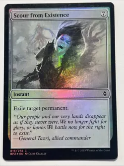 MTG Scour from Existence Foil NM #13 BFZ Common - Image 1