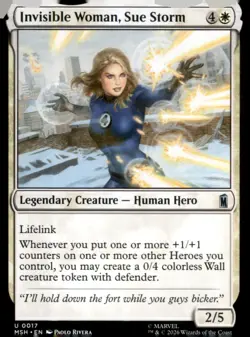 Invisible Woman, Sue Storm 17 Marvel Super Heroes Magic: The Gathering NM - Image 1