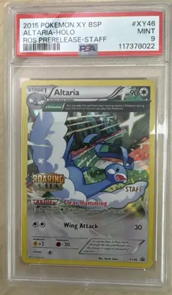 Altaria - (Prerelease) [Staff] XY46 Roaring Skies XY Holo Pokemon PSA 9 - Image 1