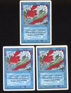 MTG Magic | Unlimited - BLUE ELEMENTAL BLAST x 3 | free combined shipping - Image 1