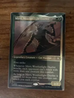 Mirri, Weatherlight Duelist (Foil Etched) Commander Masters MTG Plus Bonus Rare! - Image 1