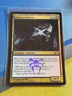 Magic the Gathering MTG Gatecrash DINROVA HORROR Foil - Image 1