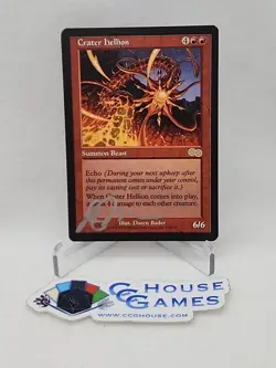 MTG Signed Crater Hellion Daren Bader Silver Sign. #A Urza's Saga *CCGHouse* RA - Image 1