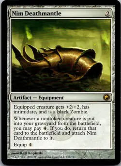 Nim Deathmantle 188 Rare Scars of Mirrodin Magic: The Gathering Near Mint - Image 1