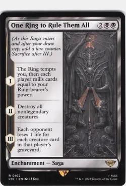 One Ring to Rule Them All #102 Lord of the Rings Regular Rare - Image 1