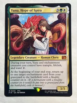 MTG - Yuna, Hope of Spira - Final Fantasy - Mythic - NM - Magic the Gathering - Image 1