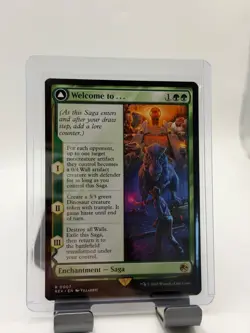 MTG, Welcome to . . . NM 7 REX Universes Beyond: Jurassic Pikachu Collection Reg - Image 1