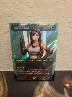 Tifa Lockhart NM (Borderless) SURGE Foil Final Fantasy MTG English - Image 1