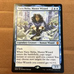 MTG Naru Meha, Master Wizard Commander 2021 124 Regular Mythic - Image 1