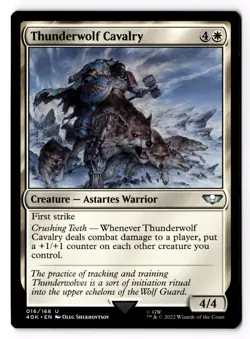 Thunderwolf Cavalry 16 Universes Beyond: Warhammer 40,000 Normal NM - Image 1