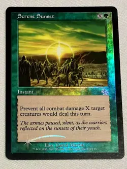 Serene Sunset Judgment Foil - Image 1