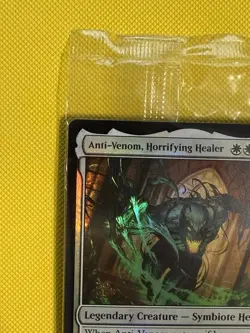 MTG Anti-Venom, Horrifying Healer Sealed Holo Foil PROMO Marvel's Spider-Man. NM - Image 2