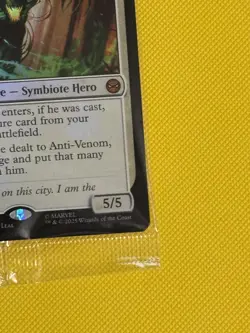 MTG Anti-Venom, Horrifying Healer Sealed Holo Foil PROMO Marvel's Spider-Man. NM - Image 5