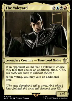 The Valeyard 165 Rare Universes Beyond: Doctor Who Magic: The Gathering NM - Image 1