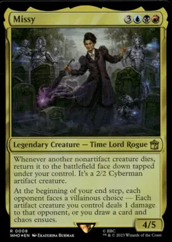 Missy 8 Rare Universes Beyond: Doctor Who Magic: The Gathering Near Mint - Image 1