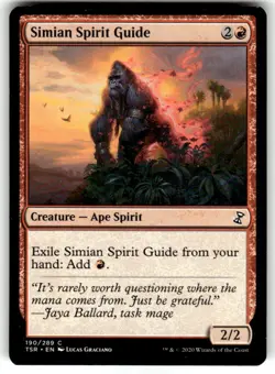Simian Spirit Guide 190 Common Time Spiral: Remastered Magic: The Gathering NM - Image 1