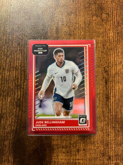 2025/26 Panini Donruss FIFA World Cup Jude Bellingham Red Optic /199 #63 - Image 1