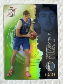 2025-26 Topps Signature Class Chrome #101 Cooper Flagg Lime /175 Rookie (RC) - Image 1