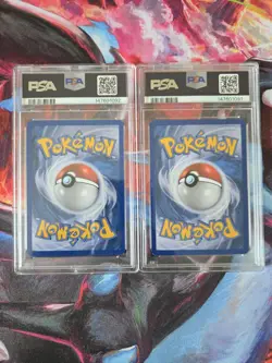 2010 Pokemon Undaunted 89 & 90 Legend Rayquaza Deoxys Holo PSA 6 155479014 - Image 2