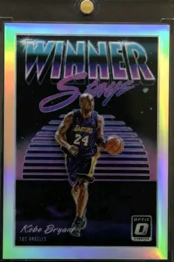 2018-19 Panini Donruss Optic - Winner Stays Kobe Bryant Silver Prizm Refractor - Image 1