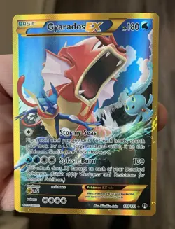 Pokemon TCG Gyarados EX 123/122 Breakpoint Secret Rare Full Art Holo 2016 - Image 1
