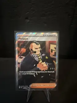 Pokemon Chaos Rising, Rare, IR Trainer Philippe 110/086 - Image 1