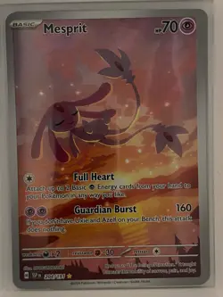 Mesprit 204/191 Illustration Rare Surging Sparks Pokemon Holo Near Mint - Image 1