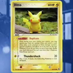 Ditto (Pikachu) #63/113 Rare EX Delta Species Pokemon Card ☆Near-Mint/Mint☆ - Image 1