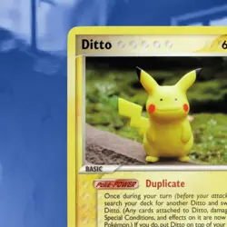 Ditto (Pikachu) #63/113 Rare EX Delta Species Pokemon Card ☆Near-Mint/Mint☆ - Image 2