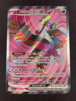 Pokemon TCG Fezandipiti EX 084/064 SV: Shrouded Fable Ultra Rare Holo 2024 NM - Image 1