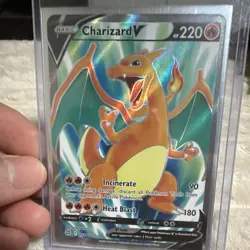 Charizard V 153/172 Brilliant Stars Full Art Holo Ultra Rare English 2022 HP 220 - Image 1