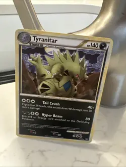 Tyranitar 26/95 Rare HGSS Unleashed Pokemon Near Mint - Image 1