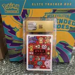 Pokemon Pikachu CGC Pristine 10 Old Maid Playing Cards 2019 Japanese - Image 2