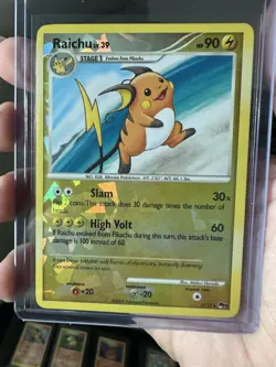 Raichu 3/17 POP Series 9 Reverse Holo Pokemon LP - Image 2
