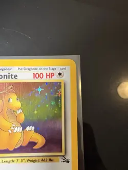 Dragonite #4/62 Fossil 1st Edition Holo Rare Pokemon Card 1999 LP-MP - Image 2