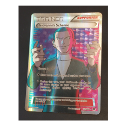 The Pokemon Company Giovanni's Scheme 162/162 Breakthrough Full Art Holo UR 2015 - Image 1
