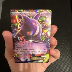 Pokemon TCG Gengar EX XY Phantom Forces Holo Ultra Rare English 34/119 170HP - Image 1