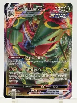 Rayquaza VMAX 102/159 Holo VMAX Rare Crown Zenith NM Pokemon TCG - Image 1
